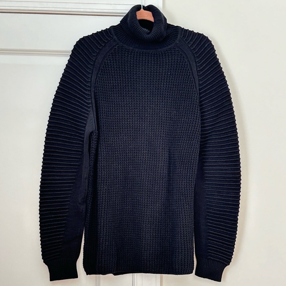G-Star Turtle Neck Chunky Knit Sweater - Picture 1 of 7